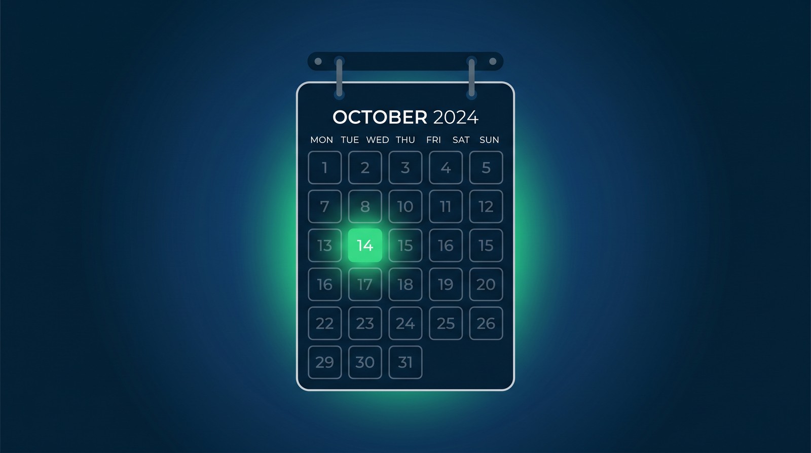 A surgery center calendar with one open anesthesia coverage slot